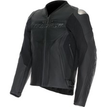 Dainese Racing 5 Black Korumalı Deri Motosiklet Mont
