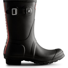 Hunter Originals Tri Colour Logo Kadın Siyah Kısa Bot Kadın Siyah Kısa Bot Wfs2353rma-Blk