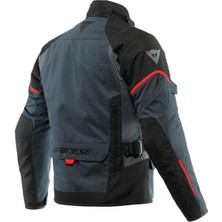 Dainese Tempest 3 Ebony Black Lava Red D-Dry Korumalı Motosiklet Mont