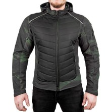 Thebikerjeans Everest Waterproof Khaki Camo Korumalı Motosiklet Montu Erkek