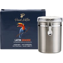 Tchibo Privat Kaffee Latin Grande Filtre Kahve 2X250 G & Tchibokahve Saklama Kutusu, Gümüş