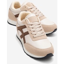 Ccway Bağcıklı Kadın Spor Ayakkabı ; Bej Kahve