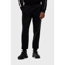 Ea7 Pamuklu Regular Fit Lastikli Paça Logolu Şerit Detaylı Jogger Pantolon Erkek Pantolon 7M000974 AF10377 UC001