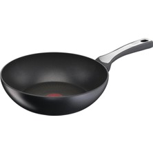 Tefal Titanyum 6x Unlimitedone Indüksiyon Tabanlı Wok Tava - 28 cm