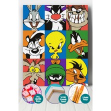 Picasso World Hobby Art Sevimli Kahramanlar Sayılarla Boyama Seti