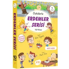Yuva Yayınları Öykülerle Erdemler Serisi 1. Sınıf 10 Kitap Eğlenceli Tasarım ile Çocuklara Özel