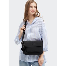 Kipling Siyah Kadın Çapraz Çanta Dalma