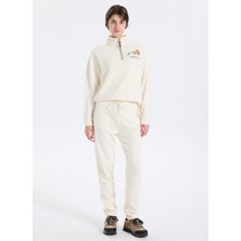 Discovery Expedition D5WL-EA3597 Ekru Relaxed Düz Kadın Eşofman Altı