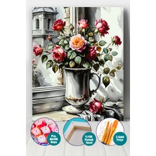 Picasso World Hobby Art Pencerede Güller Sayılarla Boyama Seti