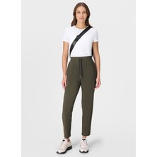 Sweaty Betty SB9785RE-301 Explorer Sıde Strıpe 2 Yeşil Normal Bel Normal Düz Kadın Eşofman Altı