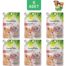 Garden Mix Tavuk ve Karides Eti Ezmeli Kedi Ödülü 80 Gr. - 6 Adet