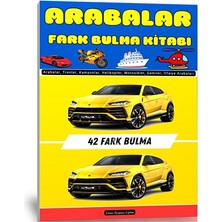 Enine Boyuna Eğitim Arabalar Fark Bulma Kitabı (Cevaplarıyla)