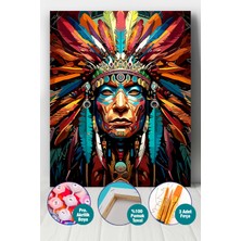 Picasso World Hobby Art Kızılderili Sayılarla Boyama Seti