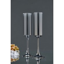 Cooker 200 ml Borosilikat Cam 2’li Meşrubat Bardağı Seti – Zarif, Işıltılı ve Modern Tasarım