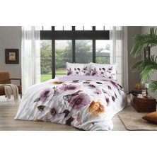 Taç Saten Çift Kişilik Nevresim Takımı