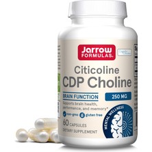 Jarrow Formulas Citicoline 250 Mg, Cognizin®  Stabilized Cytidine 5'diphosphocholine Supports Brain Health Performance, And Memory Sitikolin