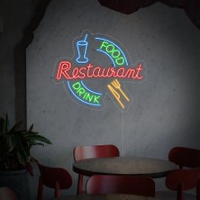 Honey Concept Food Restaurant Drink Neon LED Yazı