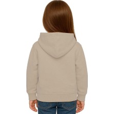 Sedirli Unisex Baskılı Çocuk Swaetshirt Kapüşonlu 3 Iplik Şardonlu Labubu
