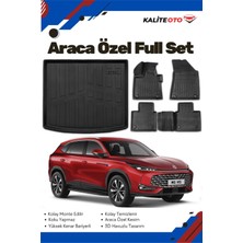 Ko Kaliteoto Mg Hs Phev 2025 Model Yumuşak Paspas+Bagaj Havuzu Seti