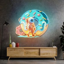Honey Concept Astronot ve Donut Neon LED