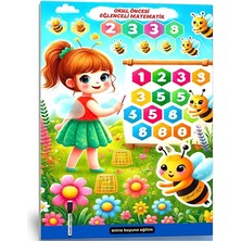 Enine Boyuna Eğitim Okul Öncesi Eğlenceli Matematik Yaz-Sil Kitabı