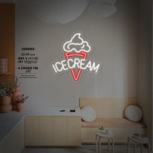 Honey Concept Ice Cream Neon LED
