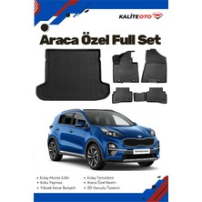 Ko Kaliteoto Kia Sportage 2019 Model Yumuşak Paspas+Bagaj Havuzu Seti
