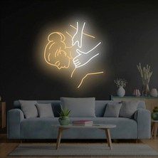 Honey Concept Woman Massage Neon LED