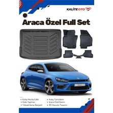 Ko Kaliteoto Volkswagen Scirocco 2015 Model Yumuşak Paspas+Bagaj Havuzu Seti