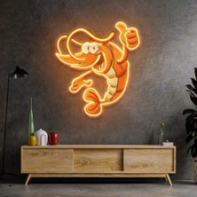 Honey Concept Mutlu Karides Restoran Neon LED