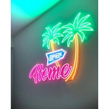 Honey Concept Open Home Neon LED Yazı