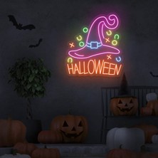 Honey Concept Cadı Şapkası Halloween Neon LED Yazı