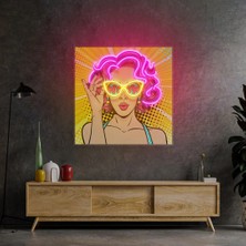 Honey Concept Gözlüklü Havalı Kız Neon LED
