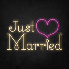 Honey Concept Sadece Evli Neon LED Yazı