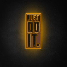 Honey Concept Just Do It Neon LED Yazı