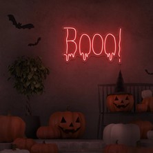 Honey Concept Cadılar Bayramı Özel Korkutma Booo! Neon LED Yazı