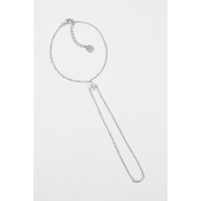 So CHIC Nirvana 18 Ayar Beyaz Altın Kaplama 20 Cm Gümüş Şahmeran