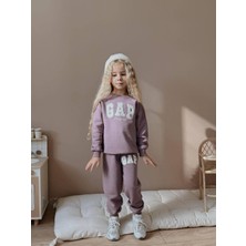 Jolly Kids Kız Çocuk Original Yazı Baskılı Eşofmanlı Kışlık Takım