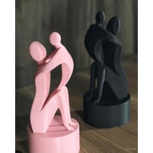 Hivhestin Kucaklanan Sevgi: Anne-Bebek Abstrakt Heykeli - 3D Pla Baskı