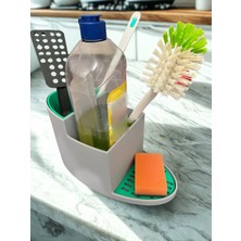 İkizler Ikizler Musluk Kenarı | Tezgah Üstü Mutfak Banyo Sıvı Sabunluk ve Sünger Organizeri