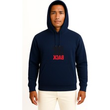 Bahriyeli Collection Kapüşonlu Don T Lock Back - Arkana Bakma Göğüs Tasarımlı Unisex Sweatshirt