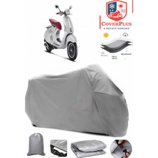 Vespa 946 125 I.e. Gri Motorsiket Brandası Motor Örtüsü Çadır Su Geçirmez Motosiklet Kılıfı Motor Brandası