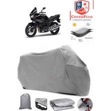 Autozel Yamaha  Tdm 900 Motor Brandası Gri Motorsiket Brandası Motor Örtüsü Çadır Su Geçirmez Motosiklet Kılıfı Motor Brandası