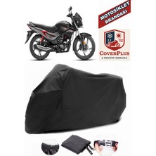 Autozel Hero Glamour Motor Brandası Siyah Motorsiket Brandası Motor Örtüsü Çadır Su Geçirmez Motosiklet Kılıfı Motor Brandası