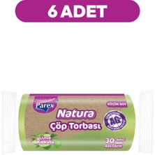 Parex Natura Çöp Torbası Küçük Boy 30'lu 40 x 50 cm Altılı Paket