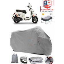 Autozel Vespa Gts 300 Super Motor Brandası Gri Motorsiket Brandası Motor Örtüsü Çadır Su Geçirmez Motosiklet Kılıfı Motor Brandası
