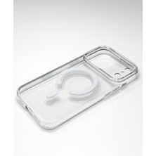 iPhone 17 Pro Max Magsafe Destekli Şeffaf Tam Koruma Kılıf – Halox