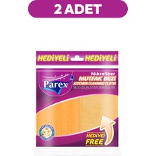 Parex Mikrofiber Mutfak Bezi (Mikrofiber Temizlik Bezi Hediye)  İkili Paket