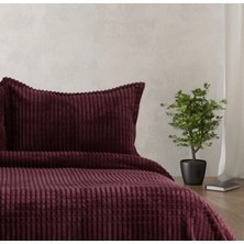 Merinos Modern Line 3 Parça Battaniye Seti - MÜRDÜM