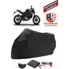 Autozel Ducati Scrambler Nightshift Motor Brandası Siyah Motorsiket Brandası Motor Örtüsü Çadır Su Geçirmez Motosiklet Kılıfı Motor Brandası